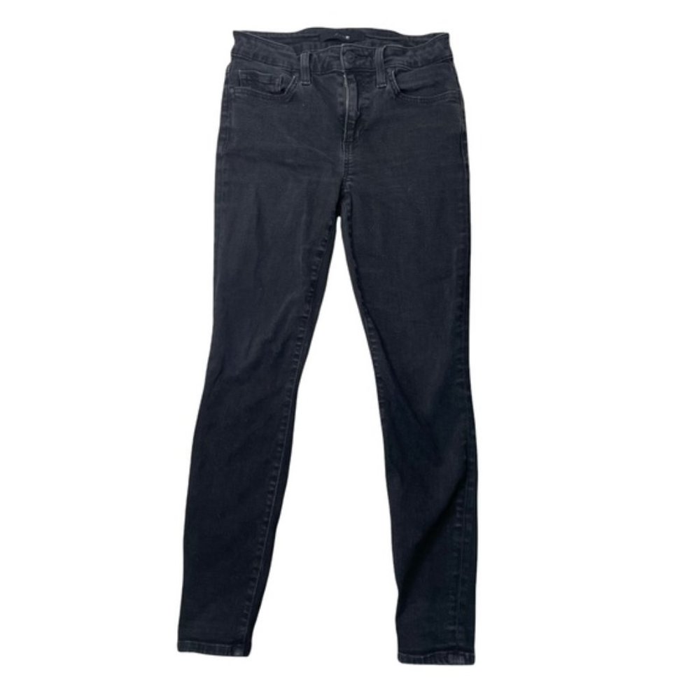 Joe's Jeans Black Washed Skinny Ankle Jeans Size 27 Pre-Owned